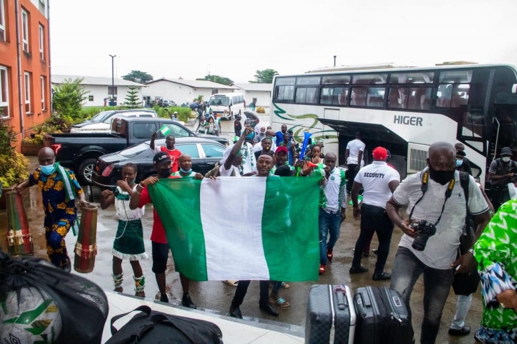 AFCON 2022: Amb Olonisakin storms Garoua, plans maximum support for Super Eagles